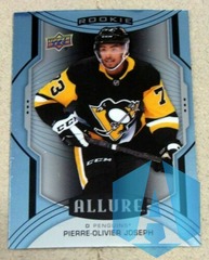 2020-21 Upper Deck Allure #129 Pierre-Olivier Joseph SP RC Rookie